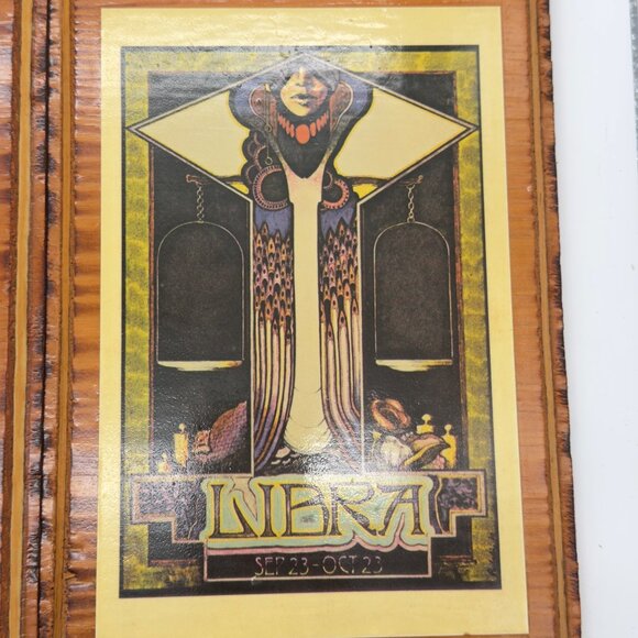 Lot of 6 Vintage Zodiac 1969 David Palladini Wooden Wall Art Print Hippie Rustic - Picture 7 of 16